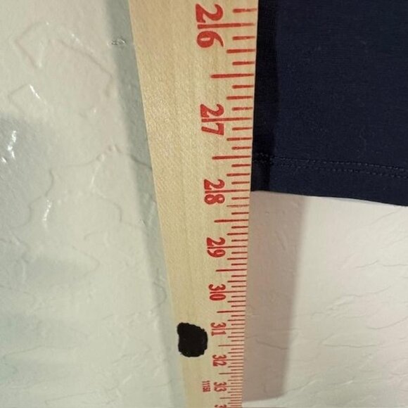 Eileen Fisher Pants Womens Medium Navy Blue Stretch Knit Slim Ankle 5 Pocket - Picture 7 of 7